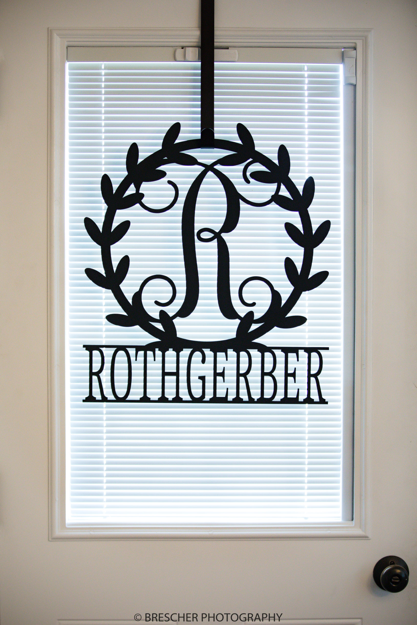 Monogram  Doorhanger