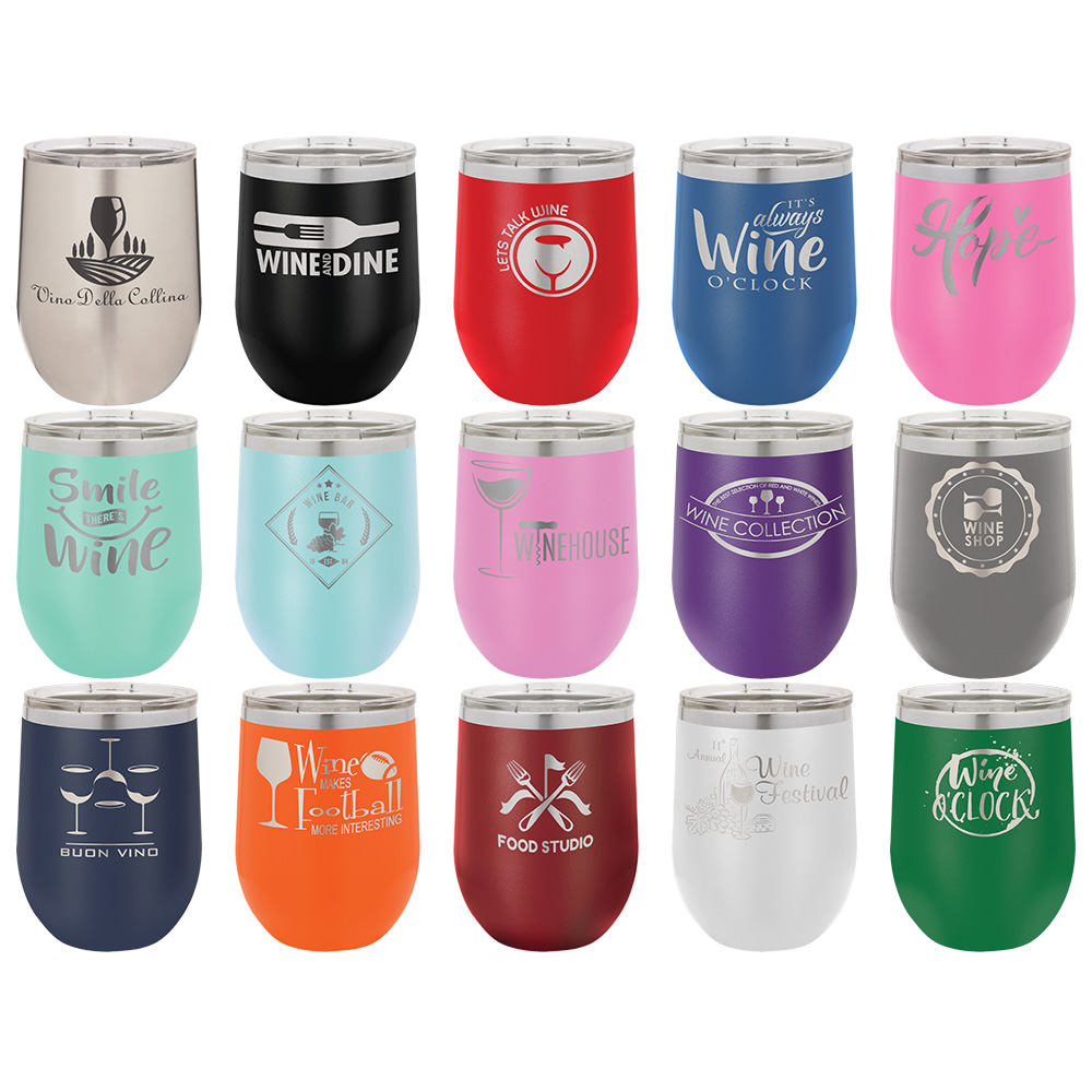 FLX Wine Aficionados 12 ounce Wine Tumbler