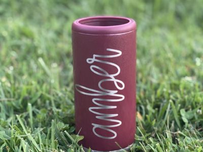 12oz stainless steel slim can cooler brumate koozie